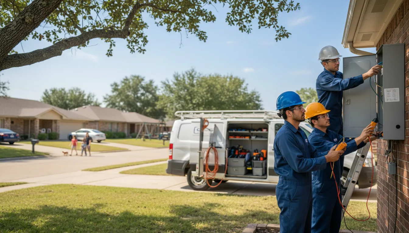 Certified electrician providing emergency electrical services in Blair, SC